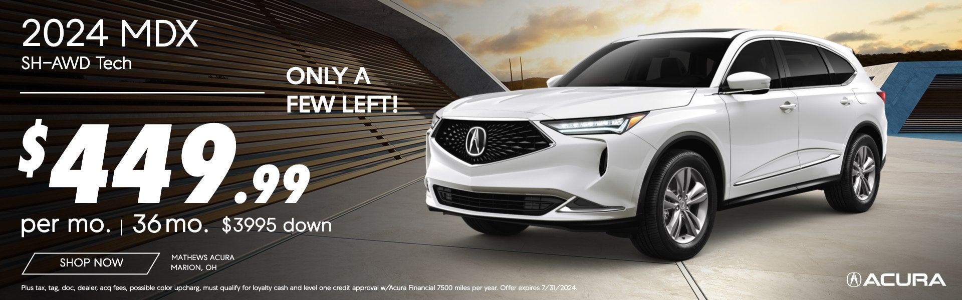 Acura MDX Lease Special
